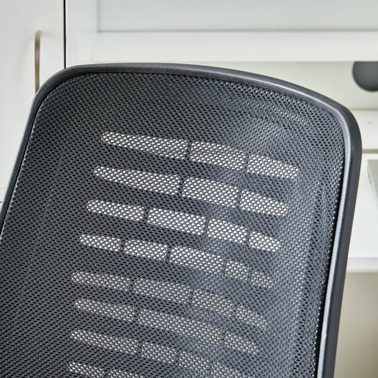 Yuva Neo Mesh Mid Back Office Chair - Black