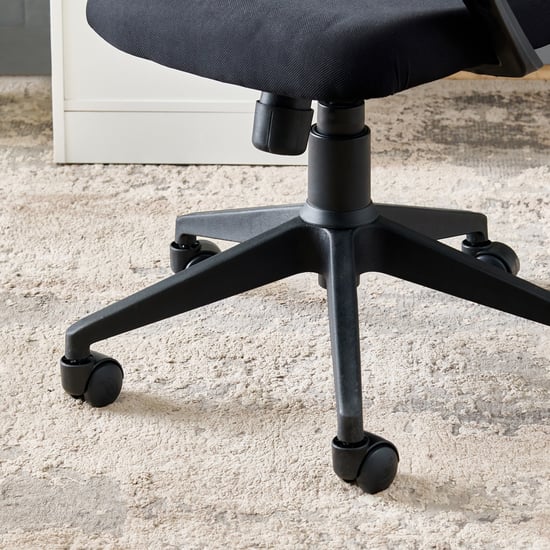 Yuva Neo Mesh Mid Back Office Chair - Black