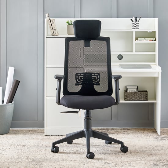 Yuva Breathe Mesh High Back Office Chair - Black