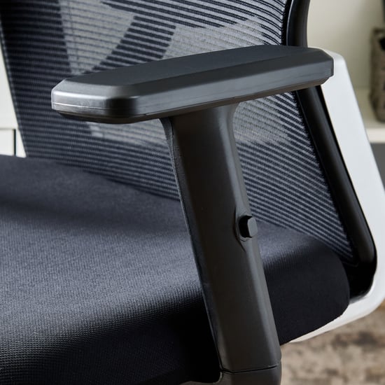 Yuva Zenith Mesh High Back Office Chair - Black