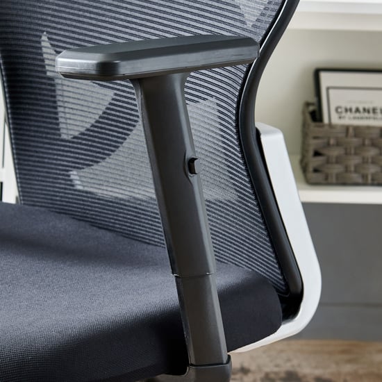 Yuva Zenith Mesh High Back Office Chair - Black