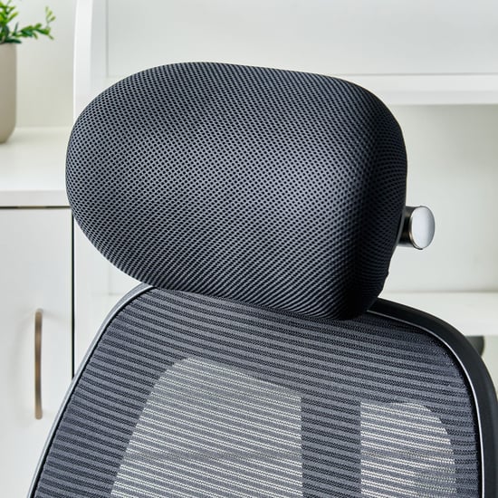 Yuva Zenith Mesh High Back Office Chair - Black