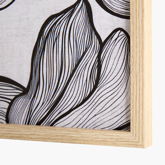 Brezza Twist Set of 3 Canvas Picture Frames - 30x40cm | White | Canvas