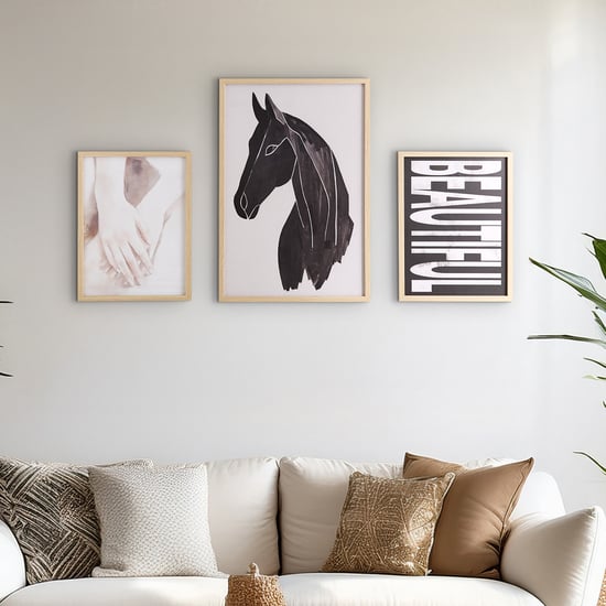 Brezza Twist Set of 3 Canvas Picture Frames