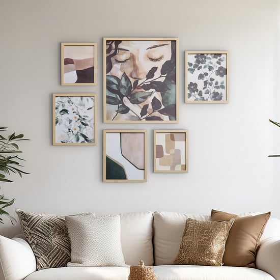 Brezza Twist Set of 6 Canvas Picture Frames
