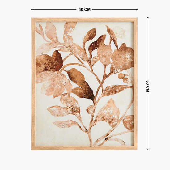 Brezza Twist Set of 2 Canvas Floral Picture Frames