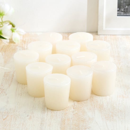 Claire Set of 12 Unscented Votive Candles