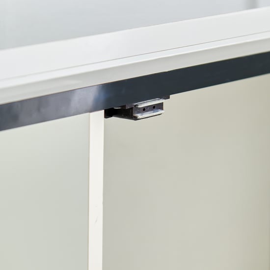 Sterling Albert King Bed with Hydraulic Storage - White