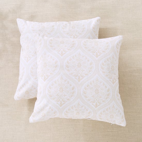Fiesta Over Cast Set of 2 Ethnic Print Cushion Covers - 40x40cm