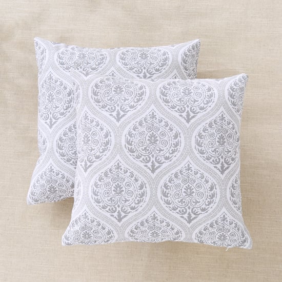 Fiesta Over Cast Set of 2 Ethnic Print Cushion Covers - 40x40cm
