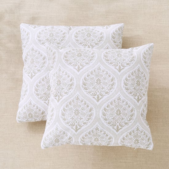 Fiesta Over Cast Set of 2 Ethnic Print Cushion Covers - 40x40cm