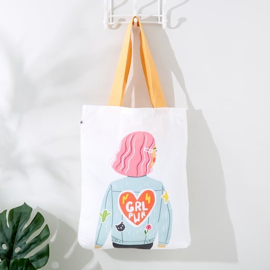 Minerals Cotton Graphic Print Tote Bag