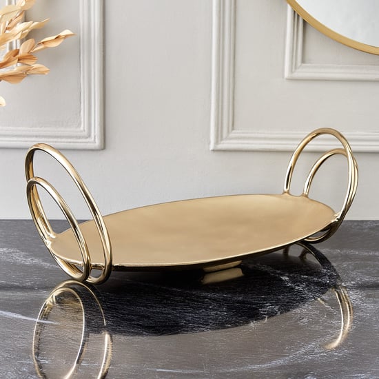 Brim Royale Swirl Aluminium Decorative Platter