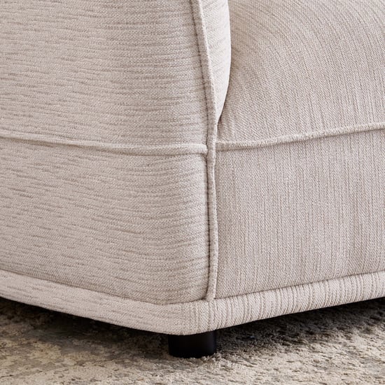 Morrison Fabric 3-Seater Sofa - Beige