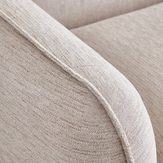 Morrison Fabric 3-Seater Sofa - Beige