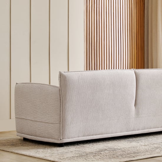 Morrison Fabric 3-Seater Sofa - Beige