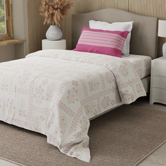 BOUTIQUE LIVING Valatia Karigiri Cotton 200TC Ethnic Print 2Pcs Single Bedsheet Set