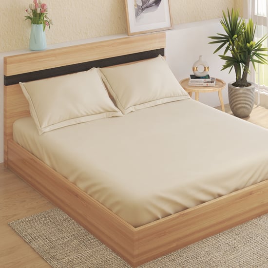 Sundried Sanctuary Cotton 210TC 3Pcs King Fitted Bedsheet Set