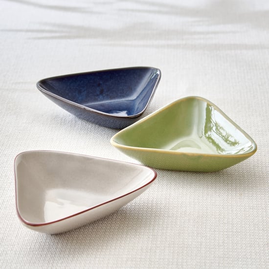Velto Triangle Set of 3 Dip Bowls - 90ml