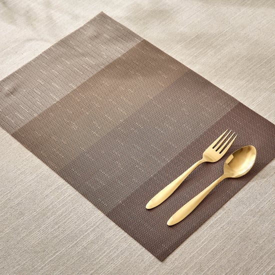 Eden Blocks Set of 6 PVC Striped Placemats