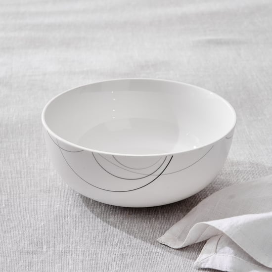 Lucas Linio Bone China Printed Cereal Bowl - 600ml