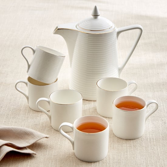 Zura Linia 7Pcs Bone China Tea Set