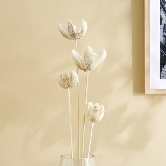 Lets Garden Nest Set of 4 Artificial Wild Orange on Stem Sticks - 52cm