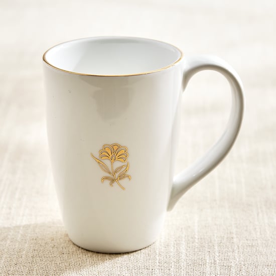 Monara Flower Orion Bone China Printed Coffee Mug - 310ml