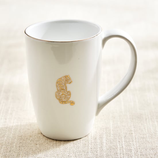 Monara Tiger Orion Bone China Printed Coffee Mug - 310ml