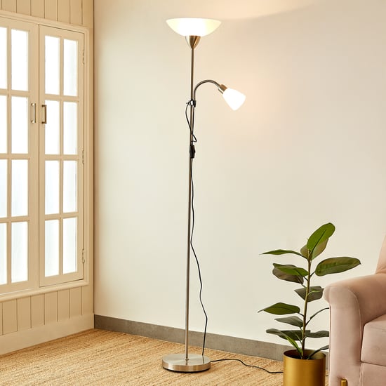 Fluorescence Glint Metal Floor Lamp