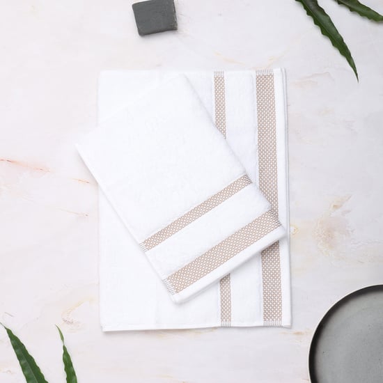 SPACES Hygro Set of 2 Cotton Hand Towels - 60x40cm