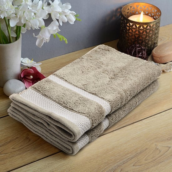 SPACES Hygro Set of 2 Cotton Hand Towels - 60x40cm