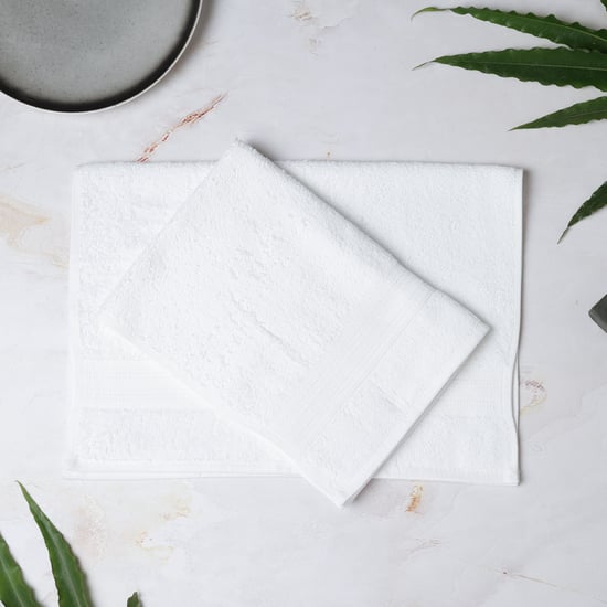 SPACES Day2Day Set of 2 Cotton Hand Towels - 60x40cm