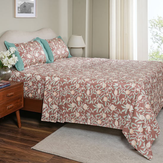 MASPAR Sensory Bloom Cotton 200TC Printed 2Pcs Single Bedsheet Set