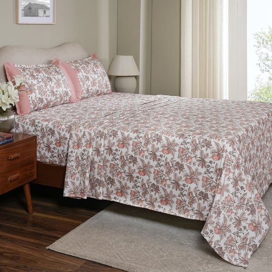MASPAR Sensory Bloom Cotton 200TC Printed 2Pcs Single Bedsheet Set