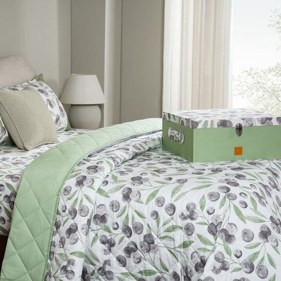 MASPAR Sensory Bloom Cotton 6Pcs Printed Double Bed-In-A-Bag Set