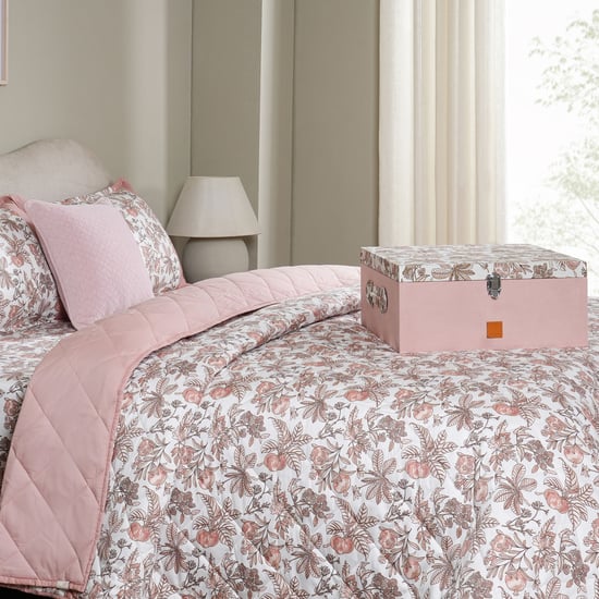 MASPAR Sensory Bloom Cotton 6Pcs Printed Double Bed-In-A-Bag Set