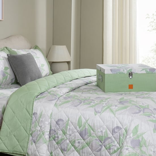 MASPAR Sensory Bloom Cotton 6Pcs Floral Print Double Bed-In-A-Bag Set