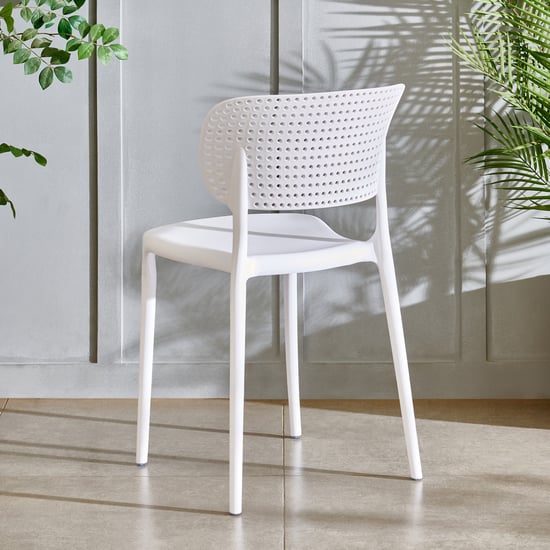 Gracia NXT Polypropylene Cafe Chair - White