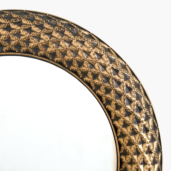 Corvus Festive Mystic 3Pcs Decorative Mirrors and Wall Clock Set