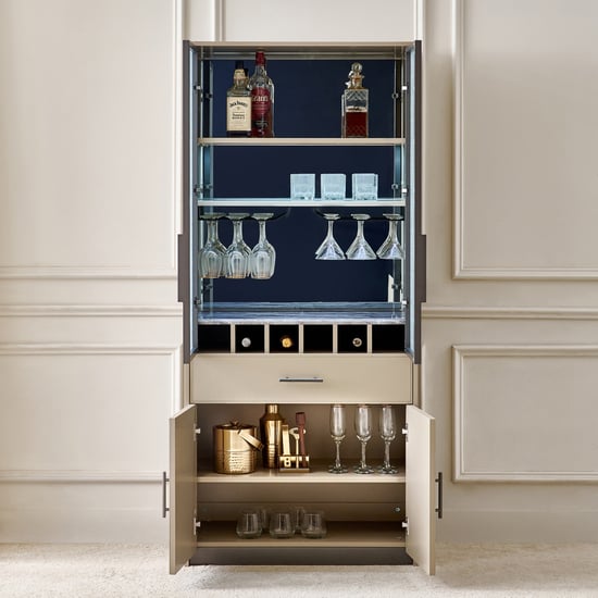 Clair De Lune Bar Curio - Beige
