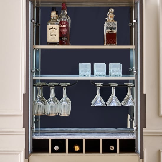 Clair De Lune Bar Curio - Beige