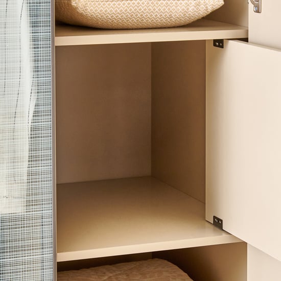 Clair De Lune 4-Door Wardrobe - Beige