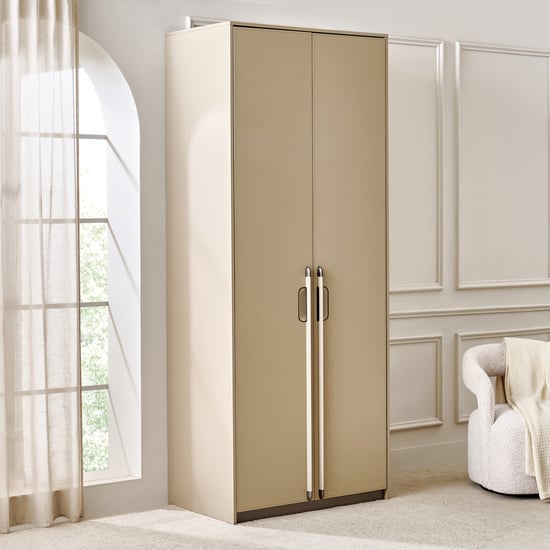 Clair De Lune 2-Door Wardrobe - Beige