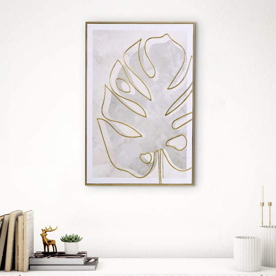 Artistry Quanto Canvas Leaf Picture Frame - 40x60cm
