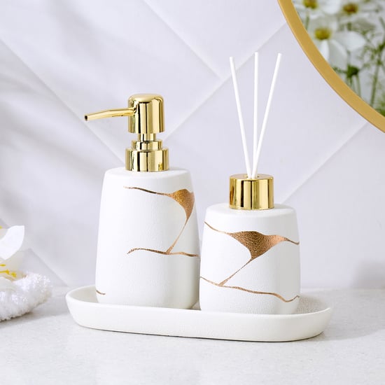 Monique Marco 3Pcs Ceramic Bathroom Set
