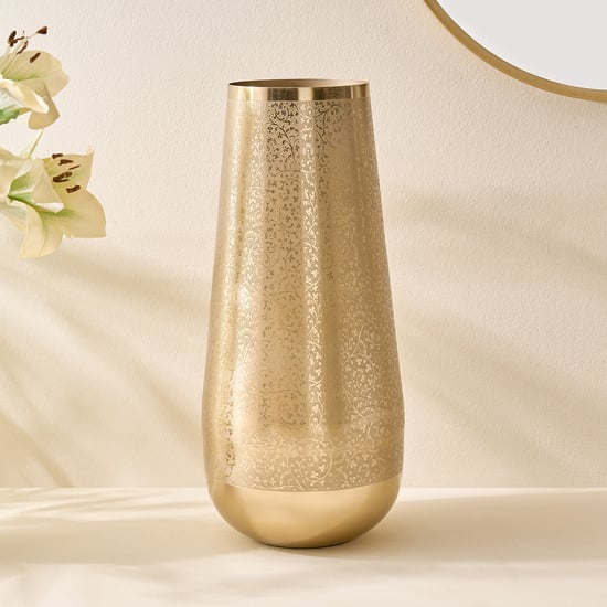 Austin Metal Etched Vase
