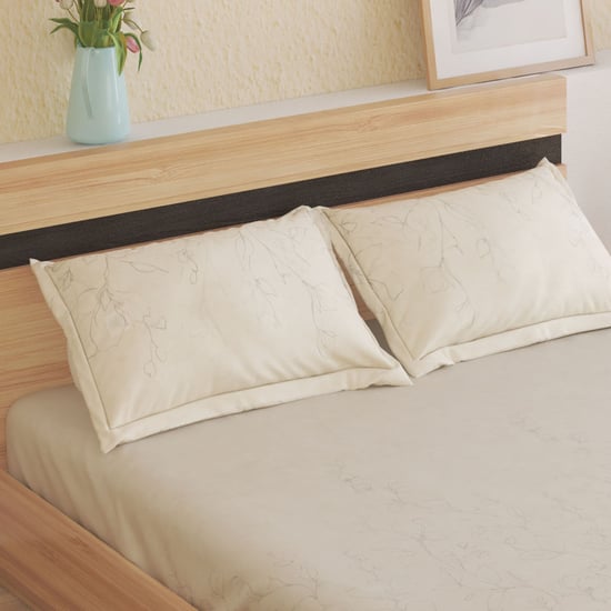 Alchemy Harper Cotton 180TC Printed 3Pcs Super King Bedsheet Set