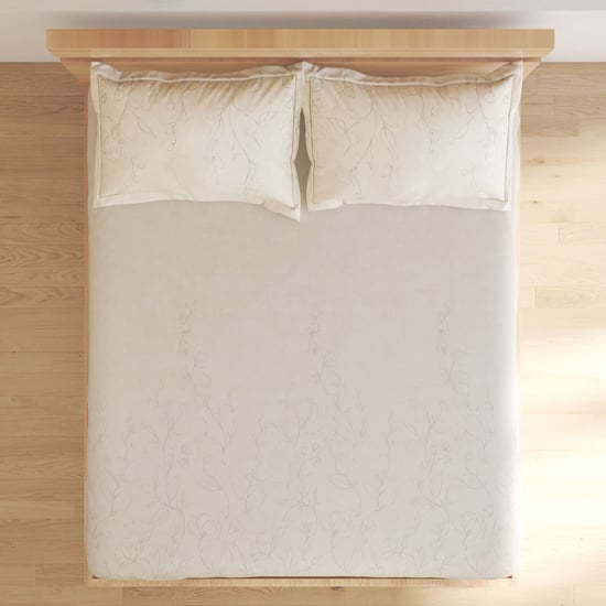 Alchemy Harper Cotton 180TC Printed 3Pcs Super King Bedsheet Set