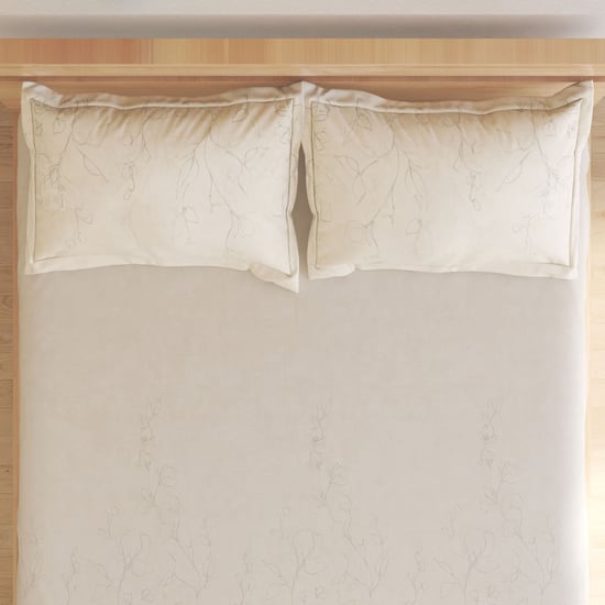 Alchemy Harper Cotton 180TC Printed 3Pcs Super King Bedsheet Set